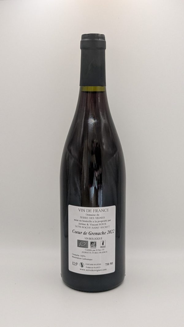Domaine Serre des Vignes, Coeur de Grenahce 2022 – Image 2