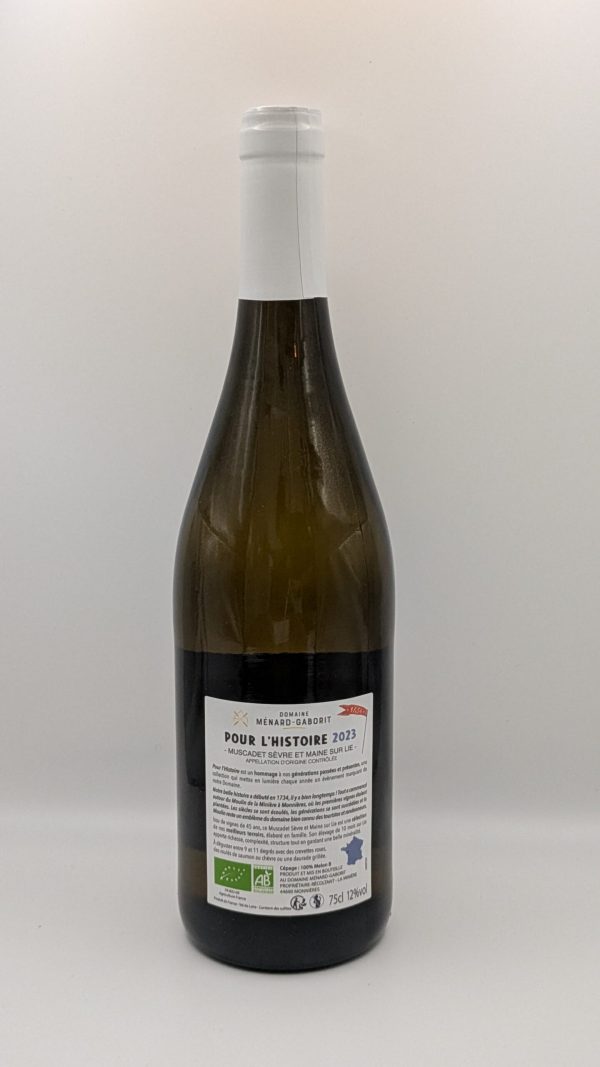 Domaine Ménard Gaborit, Pour l'Histoire 2023 – Image 2